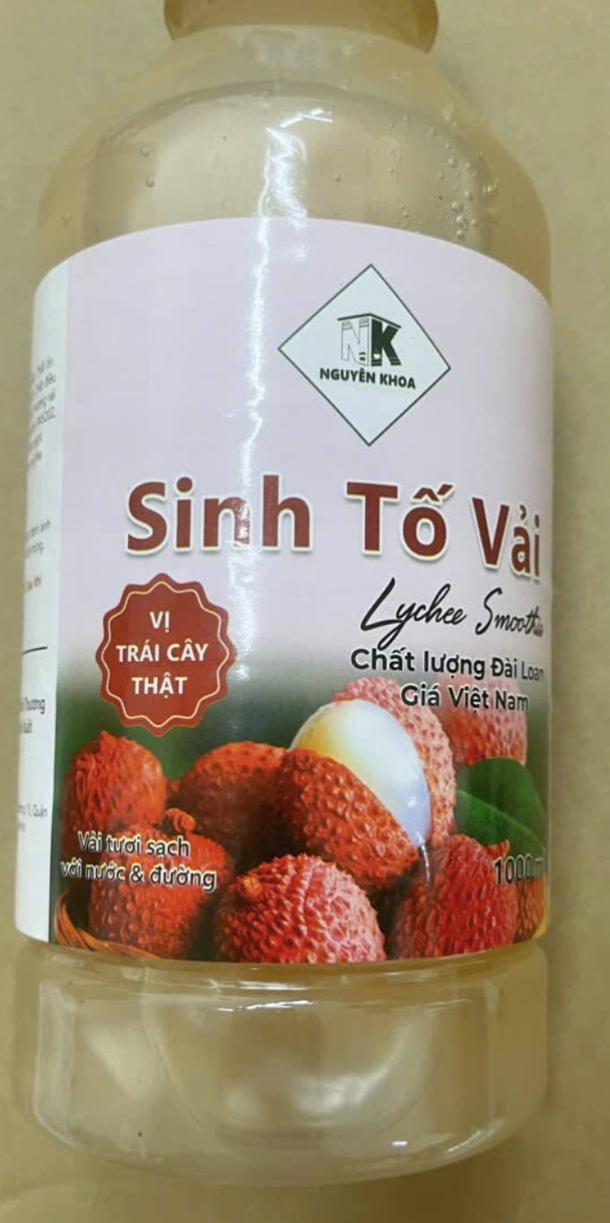 Sinh tố trái cây Nguyên Khoa 1 lít